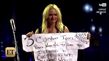 Miranda Lambert Tears Up on Stage Over a Soldier