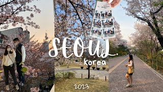 cherry blossom season in Seoul 🌸 spring in Korea 🌷│ pinterest worthy spots & aesthetic cafés 🫧☁️ '23