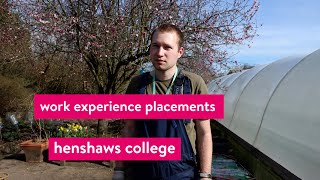 Work Experience Placements | Henshaws Specialist College