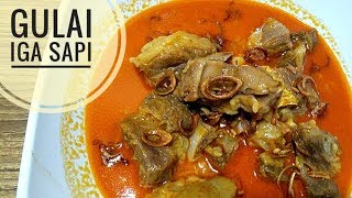 Resep gulai iga sapi