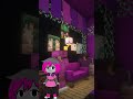 I Built Custom Minecraft Rooms For My Characters #shorts #asthetic #minecraft