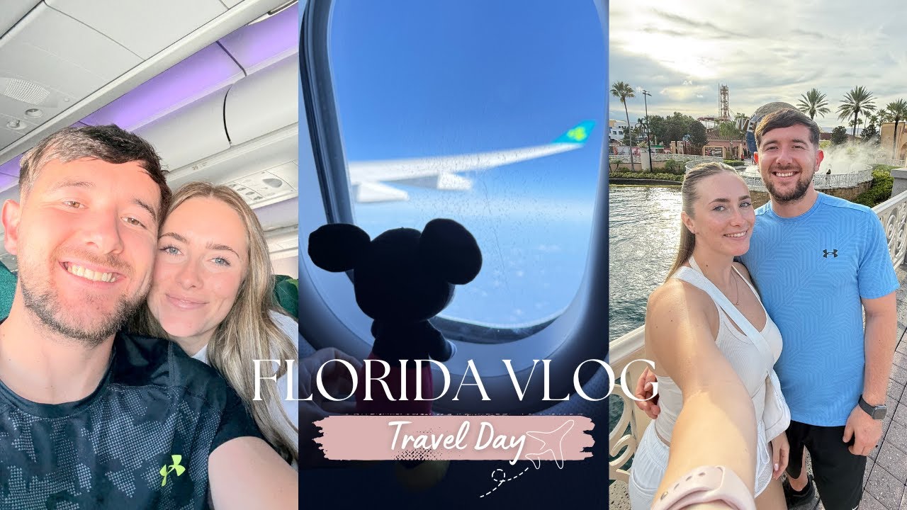 Orlando Florida Travel Day ✈️ | Airport Hotel, Aer Lingus, Dockside Inn & Suites, Universal Studios