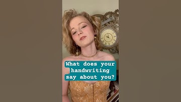 what does your handwriting say about you? | Graphology explained! #graphology #explained #tutorial