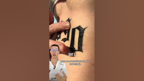 Cómo cuidar tu tatuaje como un profesional en solo segundos ⏱️💉 #tatuajes #tattoo #cuidados