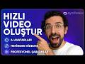 10 Dakikada Profesyonel Yapay Zeka Videoları Hazırlayın (Synthesia Eğitimi)