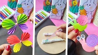 3 EASY CRAFT IDEAS | SCHOOL CRAFT IDEAS | DIY CRAFTS |Kids Crafts Easy| ORIGAMI CRAFT | PAPER CRAFTS