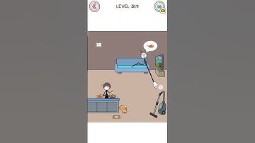 Stickman Thief Puzzle Gameplay Level 319 Fried chicken #shorts #gaming