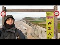 Bloqu par les barrires de hauteur au cap blanc nez en van amnag 