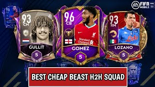MY NEW CHEAP BEAST H2H SQUAD | ROAD TO DIV RIVALS GOMEZ EPISODE 2 | 1.3M CUPS ✔️ | FIFA MOBILE 21