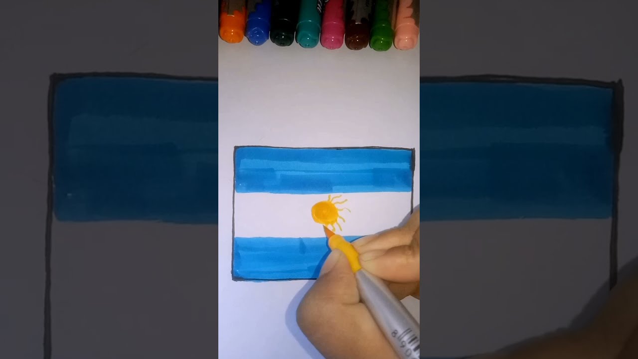 Argentina Flag How To Draw Argentina S Flag Argentina Flag Drawing Maxres2 