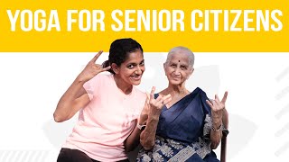 Easy Yoga for Senior Citizens | Chair Yoga | Seated Exercises for Older Adults|Yogalates with Rashmi