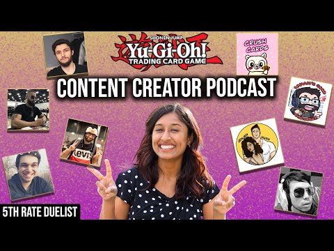 YUGIOH MEGA CONTENT CREATOR PODCAST FEAT. FARFA, DISTANT CODER, HOUSE OF  CHAMPS, RUGGLES, ETC | EP 1 - YouTube