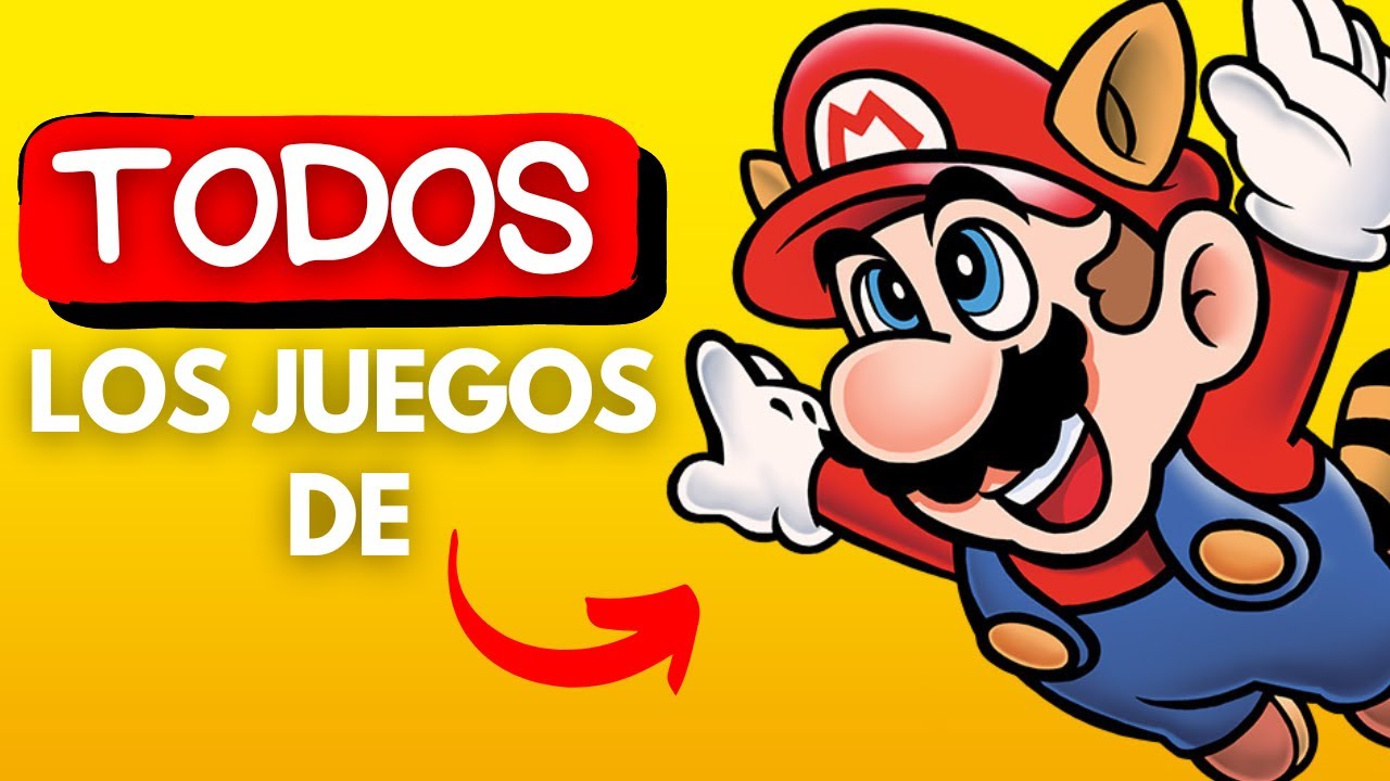 ¿Cuántos juegos de MARIO hay en TOTAL?