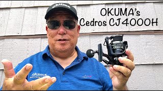 okuma cedros baitfeeder reel cjf-40 CJ Spinning Outstanding value with plenty of punch Okuma Cedros CJ-40S Spinning Reel