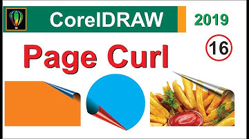 How to Use Page Curl Command in Corel Draw 2019 tutorail by, Amjad Graphics Designer