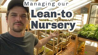 MANAGING OUR NURSERY and other jobs on the farm