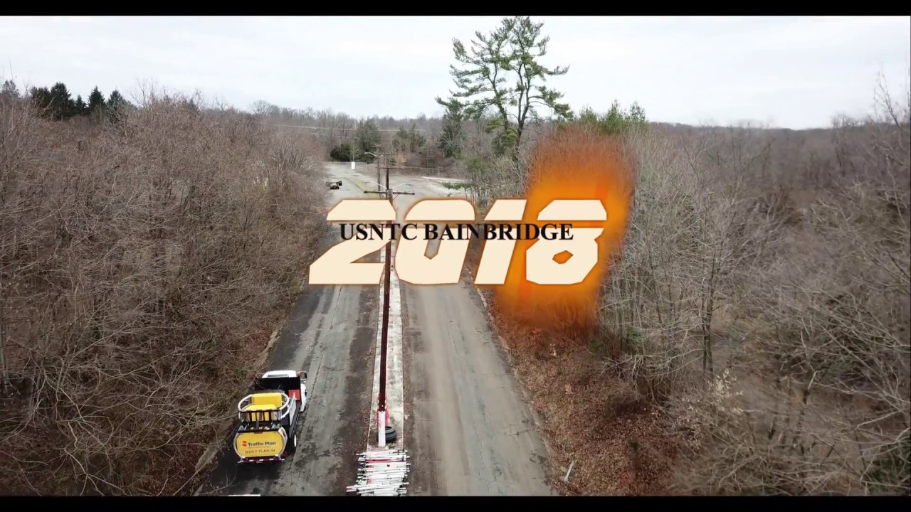 Abandoned Navy Base USNTC Bainbridge fly over 2018