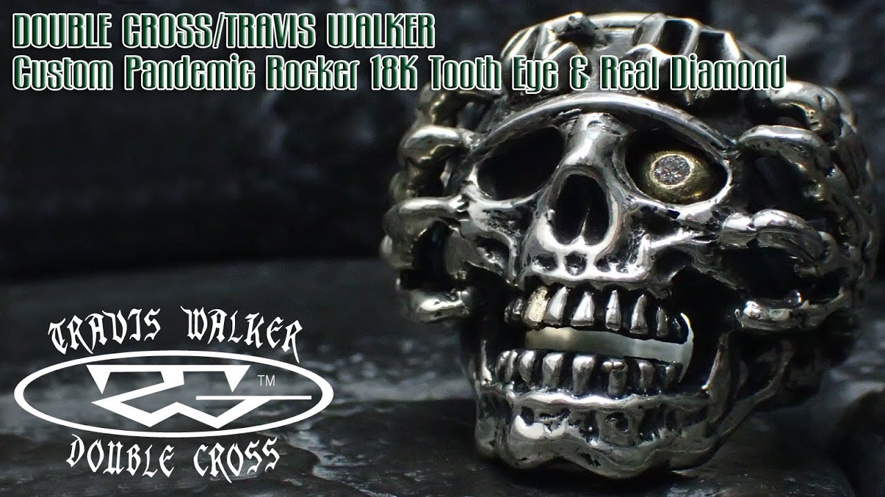 ダブルクロス/トラヴィスワーカー カスタム パンデミック ロッカー 18K トゥース アイ ＆ リアルダイヤモンド