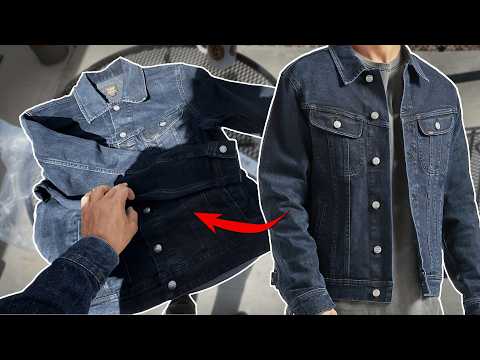 The cheapest QUALITY Lee Rider jacket — the black & blue type 3