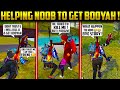 NOOBS ARE ALWAYS LEGENDS ❤️| HELPING NOOB TO GET BOOYAH BEST MOMENTS 💥