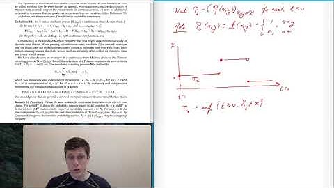 Continuous-time Markov chains (Lecture 5)