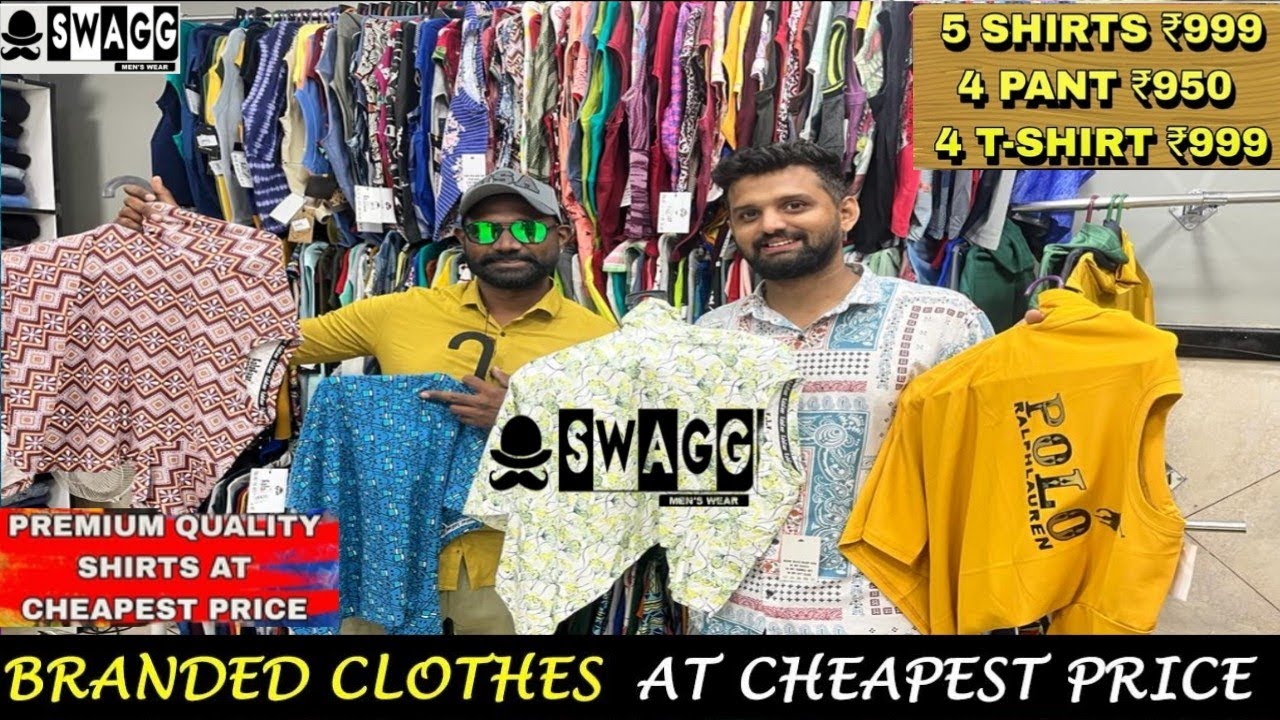 5 PREMIUM QUALITY SHIRTS ₹999 8 TSHIRTS ₹999 TOP BRANDED DRESS