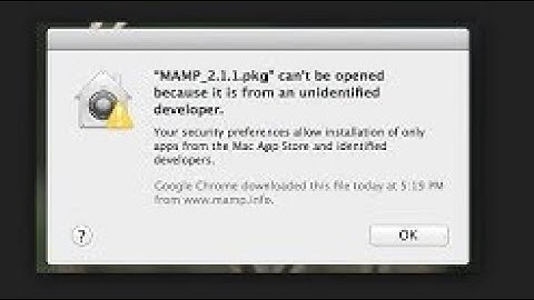 How to change security preferences allow installation Mac OS X OS Sierra