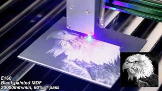 300 DPI on Laser? NEJE E160 50W 8-FAC Secondary Laser High-Speed Test​