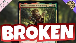 This Commander Is Broken Meria Scholar Of Antiquity New Urza? Dominaria United Spoilers Mtg