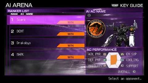 Armored Core 3 SLP Js Elite Arena Blade Only Run