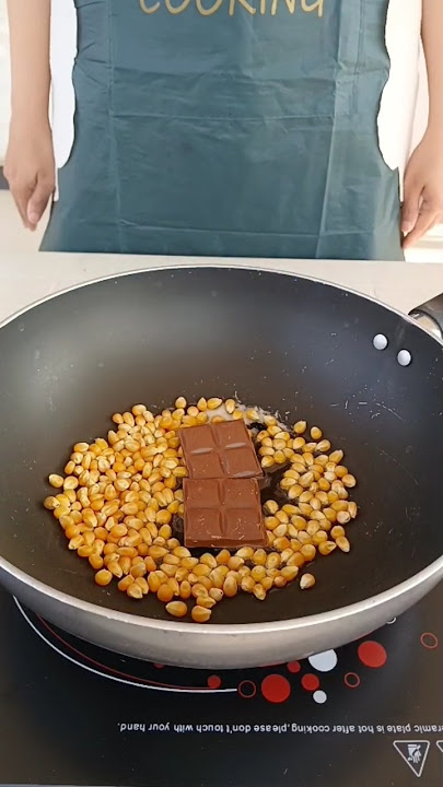 Chocolate Popcorn #foodasmr #popcorn