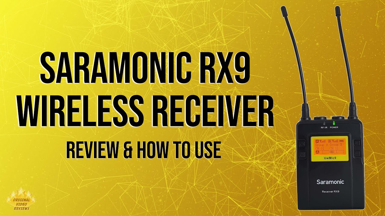 Saramonic RX9 Wireless Receiver - Review & How To Use 📡🎤 - YouTube
