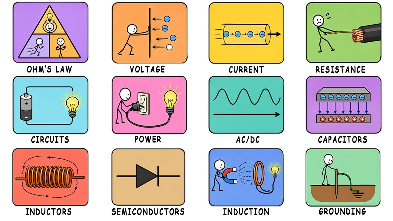 ALL OF Electrical Engineering Basics Explained - YouTube