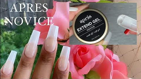 How to use Apres extend gel novice
