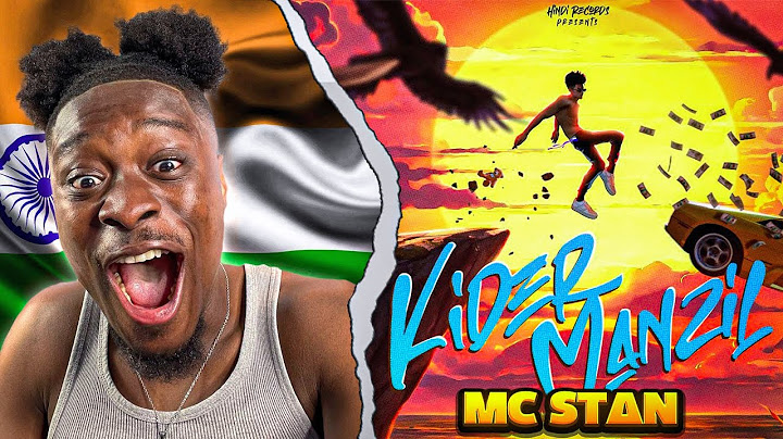 MC STΔN - KIDER MANZIL (Official Visualiser) 🇮🇳🔥| MEHFEEL | 2024 REACTION