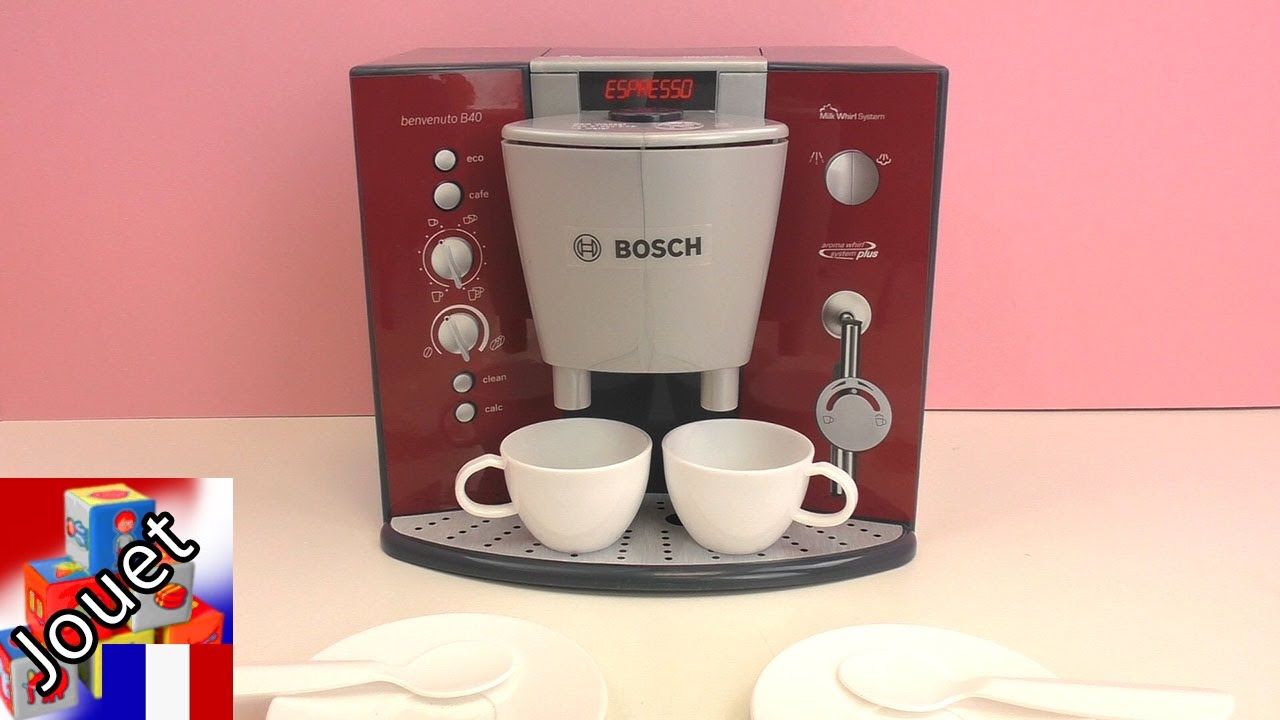 Machine à café espresso Bosch – Pour les enfants de plus de trois ans –  Jouet - Unboxing 