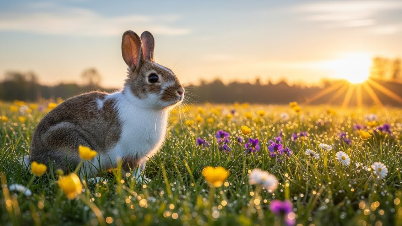 4K  Animals and  Life on Spring season