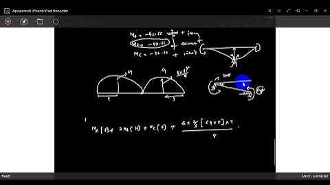 structural analysis continuous beam  Diffrential settlement of supports