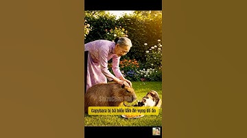 Tập 2: Capybara bị bà hiểu lầm ăn vụng đồ ăn ❤️ #capybara #capyhieulam #shorts #hoathinh