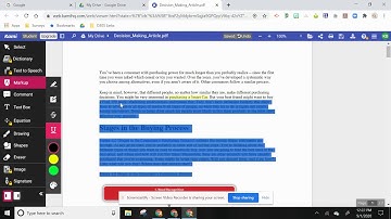 Using Kami to Annotate PDFs