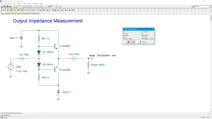 Semiconductor Devices: Measuring Amplifier Output Impedance