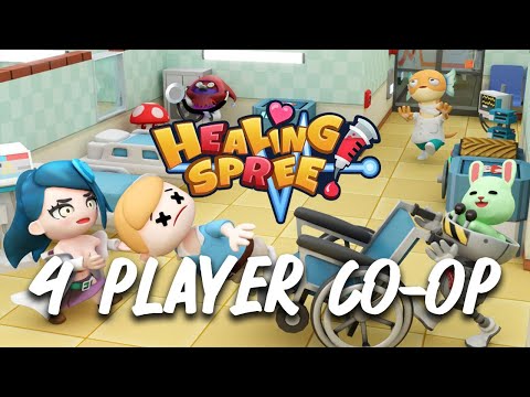 Healing Spree 4 Player Co-op Mode | Gameplay Demo [4K 60FPS]