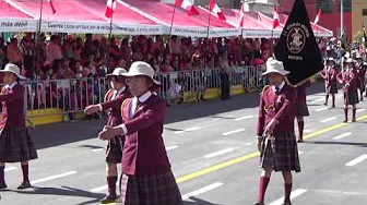 COLEGIO REPUBLICA DE ARGENTINA MIRAFLORES AREQUIPA DESFILE ESCOLAR