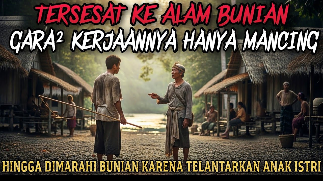 TERSESAT KE ALAM BUNIAN KARENA KESERINGAN MANCING - cerita mistis - cerita misteri 