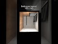 Bathroom floor plan: YES / NO