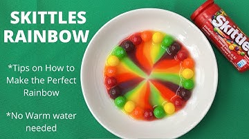 SKITTLES RAINBOW | Skittles Rainbow Experiment for Kids |