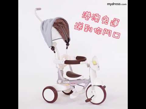 iimo第二代全新SS版 日本可摺疊兒童三輪車