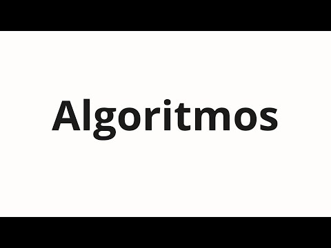 How to pronounce Algoritmos