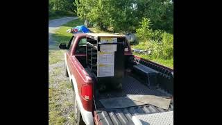 How to Load Big Rolling Toolbox into Pickup Truck Bed by Yourself