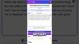 Struggling with awkward sentences or grammar errors  Fix Any Text with AI in Seconds